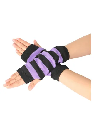 Fingerless Cotton Polyester Gloves Sleeves 
