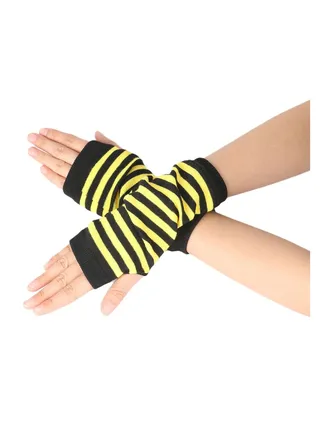 Fingerless Cotton Polyester Gloves Sleeves 