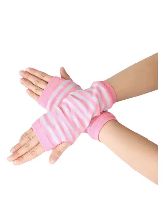 Fingerless Cotton Polyester Gloves Sleeves 