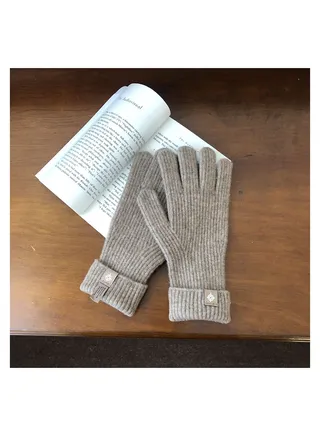 Solid Knit Gloves 