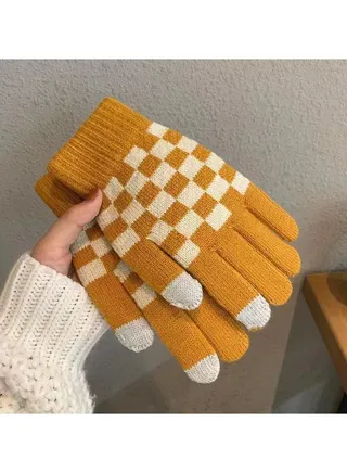 Solid Knit Gloves 
