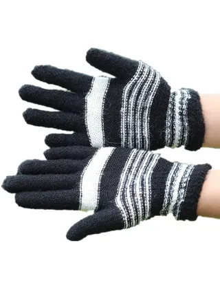 Solid Knit Gloves 