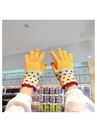Solid Knit Gloves 