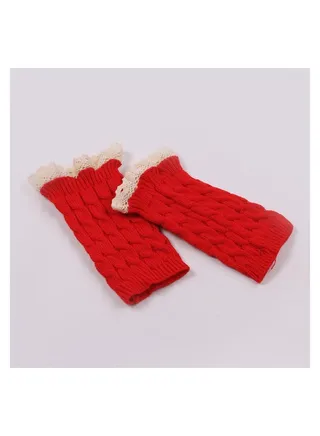 Fingerless Cotton Polyester Gloves Sleeves 