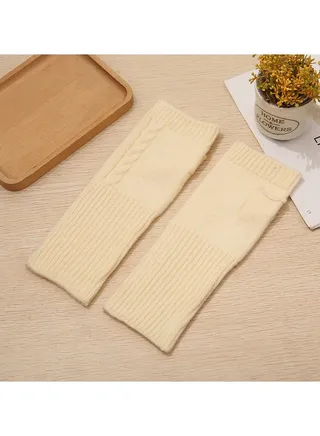Fingerless Cotton Polyester Gloves Sleeves 