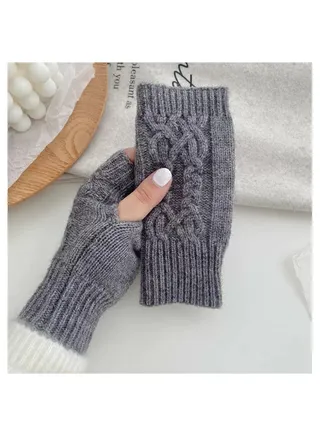 Fingerless Cotton Polyester Gloves Sleeves 