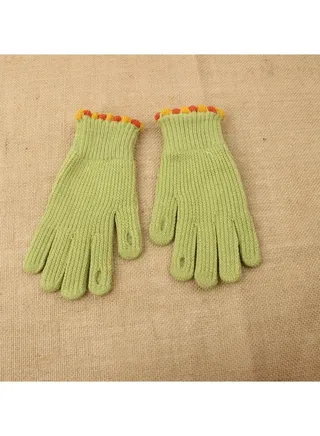Solid Knit Gloves 