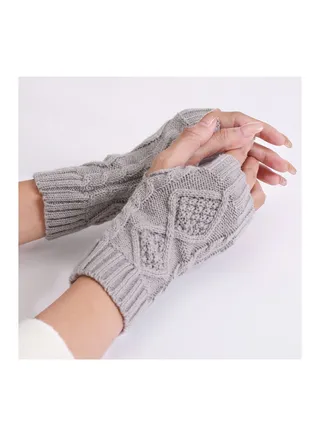 Fingerless Cotton Polyester Gloves Sleeves 