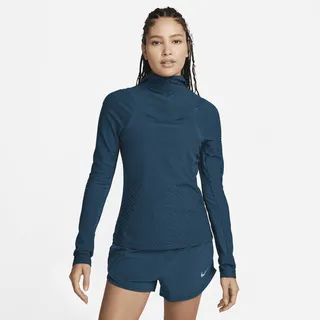 Nike Women's Therma-FIT ADV Run Division Running Mid Layer in Blue