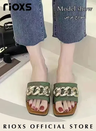 Women's Slippers Soft Sole Sandals Flats Non-Slip Beach Sandals For Indoor Or Outdoor Use 