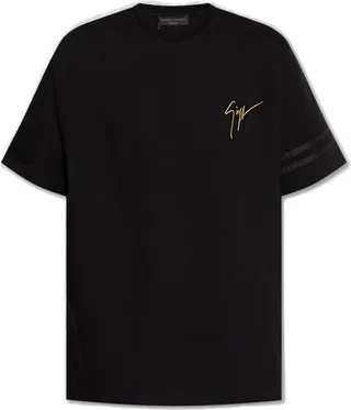 Giuseppe Zanotti Logo-Embroidered Crewneck T-Shirt
