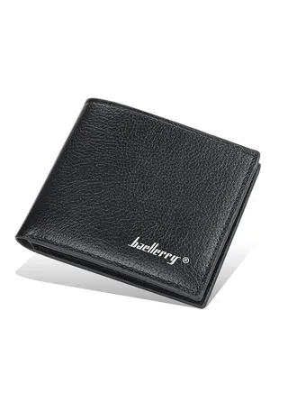 Leather Wallet Black 