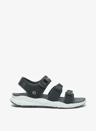 Men Textured Sandals with Hook and Loop Closure