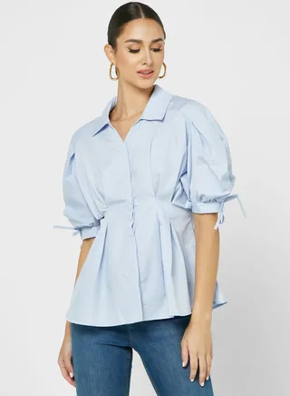 Cinched Waist Top