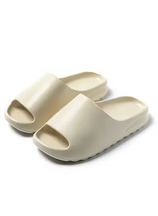 Platform Pillow Slippers Slides for Women and Men, EVA Anti-Slip Cloud Slippers Lightweight Spa Open Toe Shower Sandals for Indoor And Outdoor 