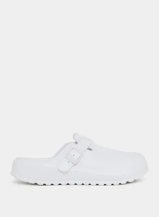 Buckle Detail Non Slip Clog Sandals