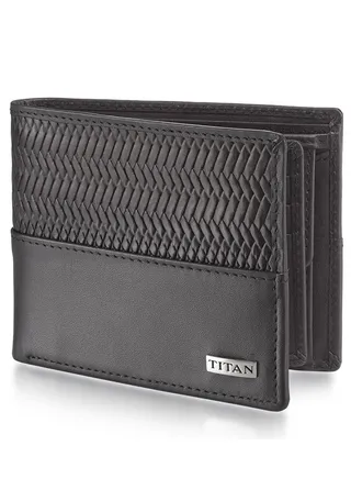 Mens Leather Bifold Wallet 