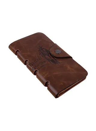 Cowboy Hunter Bifold Wallet Brown 