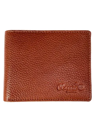 Classic Milano Genuine Leather Mens Wallet Cow NDM G-75 RFID Wallet for mens (Tan) by Milano Leather 