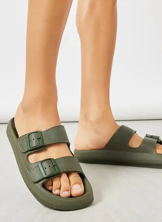 Double Strap Open Toe Sandals