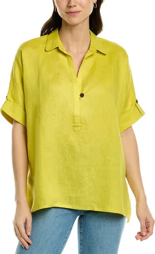 go>silk Oversized Linen tunic
