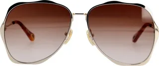 Chloé Eyewear Aviator Frame Sunglasses