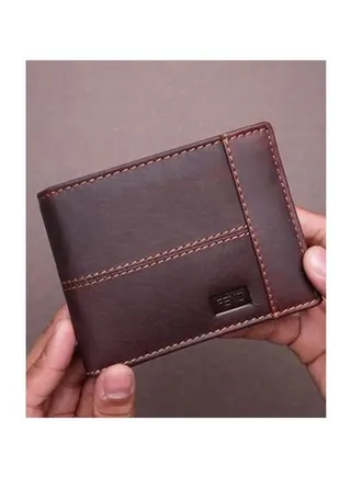 Fend Genuine Leather Men's Wallet with RFID Protection Brown 
