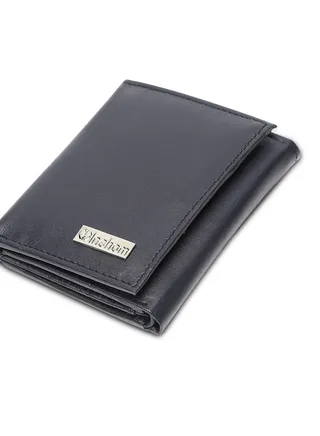 Inahom Tri-Fold Organised Wallet Flat Nappa Genuine and Smooth Leather Upper IM2021XDA0006-400-Navy Blue 