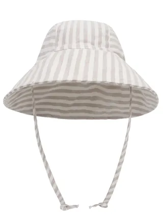 Children's Outdoor Sun Hat With Large Brim Stripe 