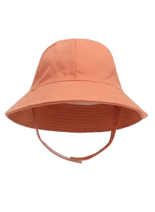 Children's Fisherman Hat Sun Protection Hat Orange Pink 