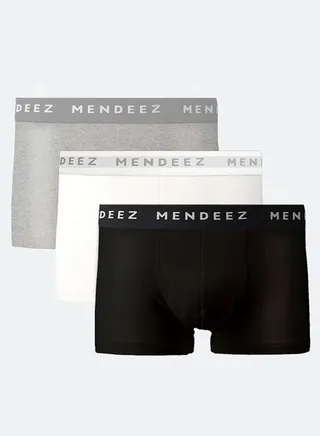 JACQUARD BOXER TRUNKS - PACK OF 3 