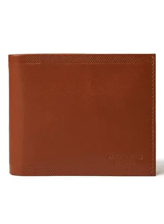 Logo Engraved Logo Wallet Brown 
