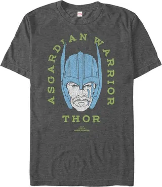 Men's Marvel Thor: Ragnarok Asgardian Warrior T-Shirt - Charcoal Heather - 4X Large