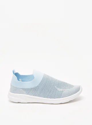 Girls Textured Slip On Sports Shoes 