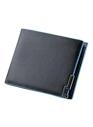Iron Corner Bi-Fold Wallet Black 