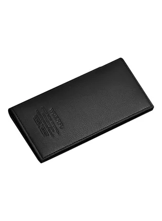 Multifunctional Leather Wallet Black 