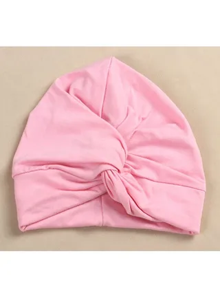 Cotton Children's Cross Headband Pink 