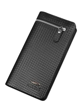 Multifunctional Leather Wallet Black 