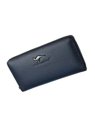 Large Credit Card Business Wallet Blue 