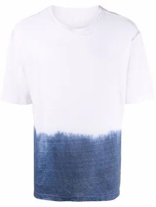 tie-dye linen T-shirt