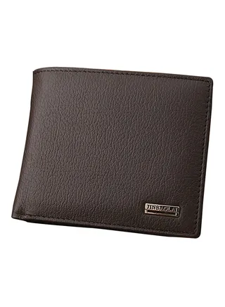 Luxury Bifold Short Wallet Coffee 