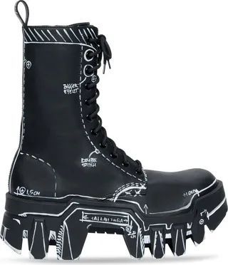 Bulldozer lace-up boots