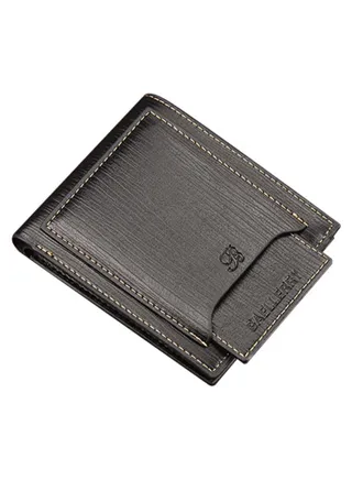 3-Fold Multi-Layer Casual Wallet Black 