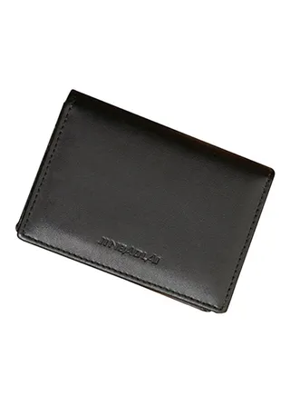 Bifold Wallet With Money Clip Black 