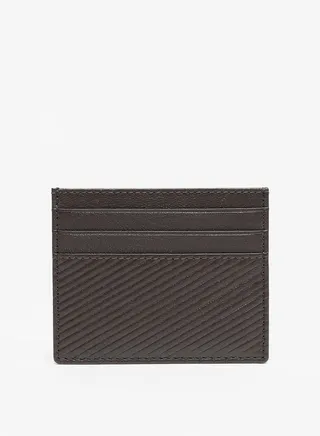 Men Textured Cardholder