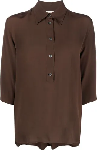 Three-Quarter Sleeves Polo Shirt