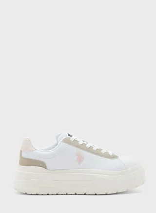 Lace Up Low Top Sneakers