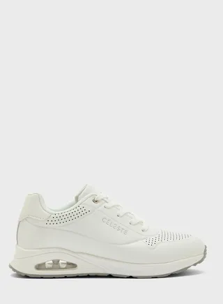 Lace Ups Plain Low Top Sneakers