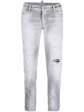 Logo-Patch Denim Jeans