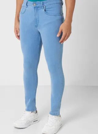Skinny Fit Washed Jeans